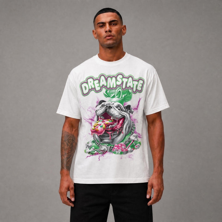 Kids Dream State Graphic Tee - White