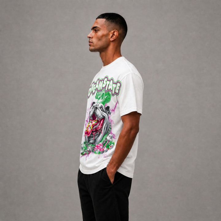 Kids Dream State Graphic Tee - White