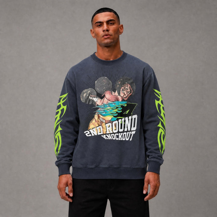 Knockout Crewneck - Black