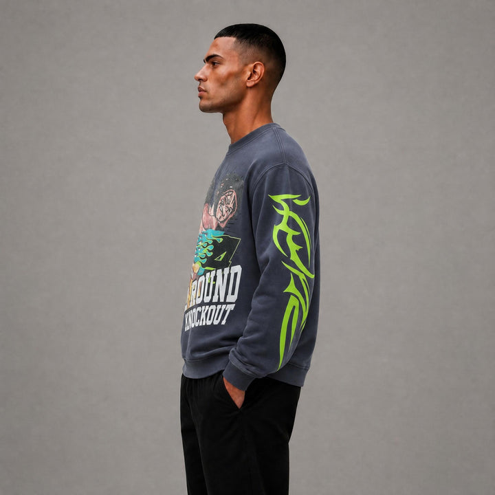 Knockout Crewneck - Black