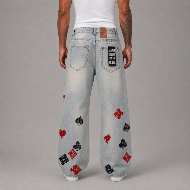 "Ksubi" Brand Skinny Fitted Jeans - Blue