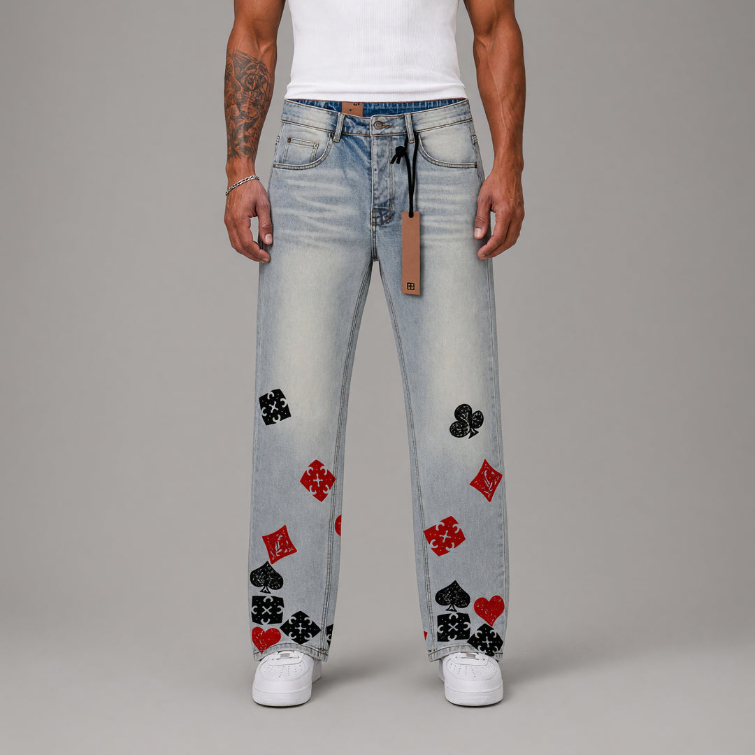 "Ksubi" Brand Skinny Fitted Jeans - Blue
