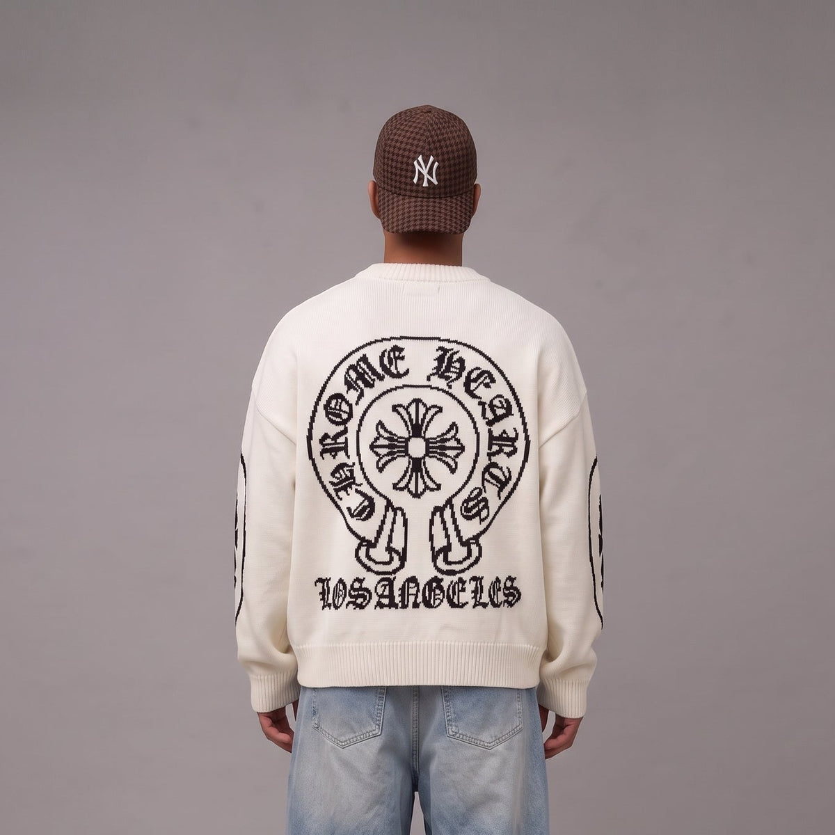 LA Chrome Hearts Sweater - Men's Streetwear Sweater