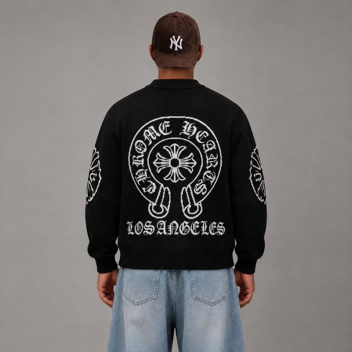 LA Chrome Hearts Sweater - Men's Streetwear Sweater