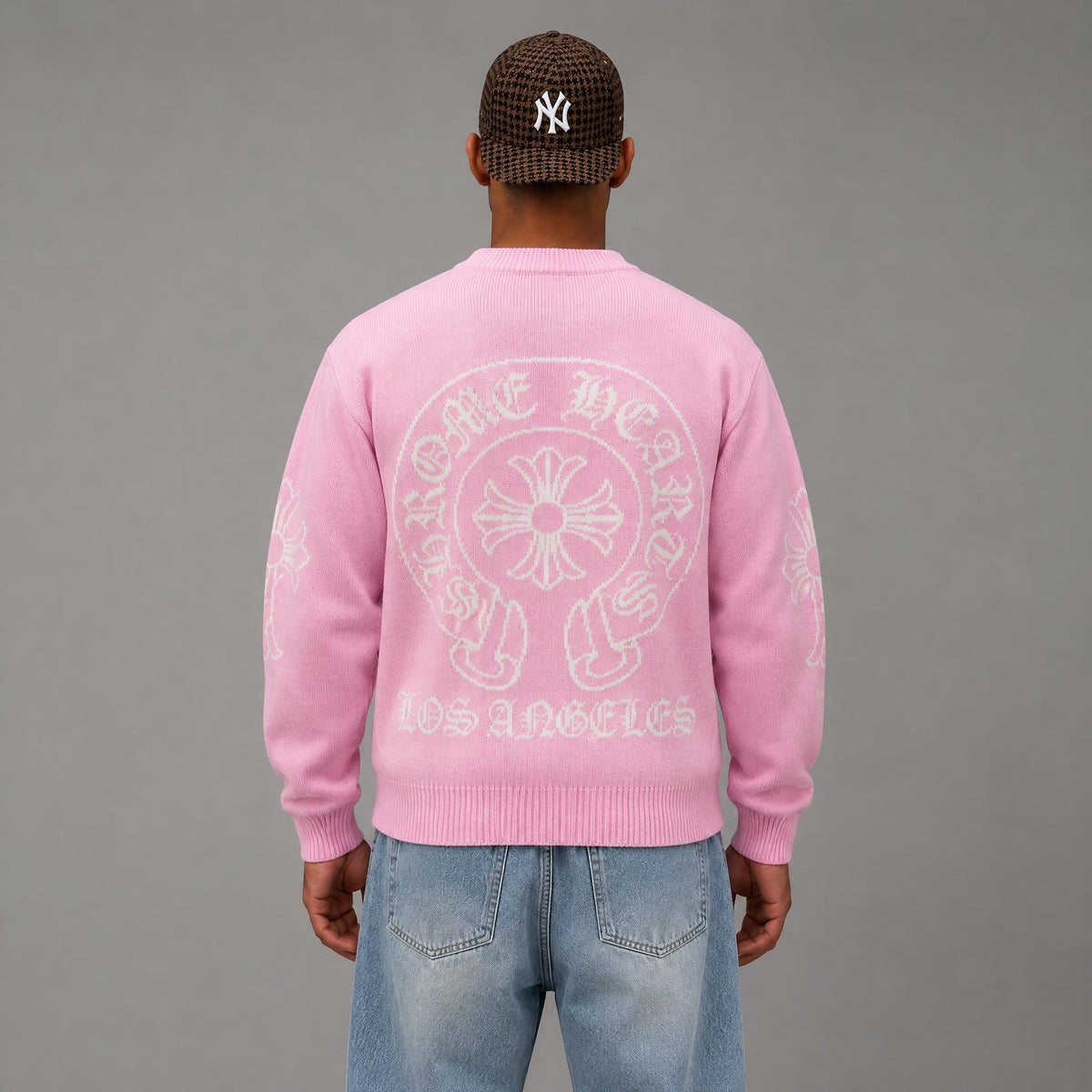 LA Chrome Hearts Sweater - Men's Streetwear Sweater