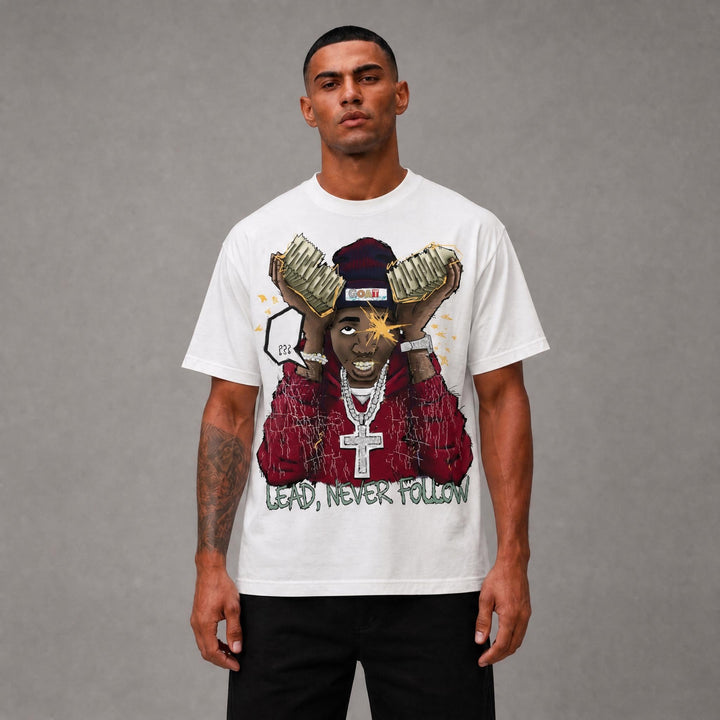 Lead Graphic Tee - White