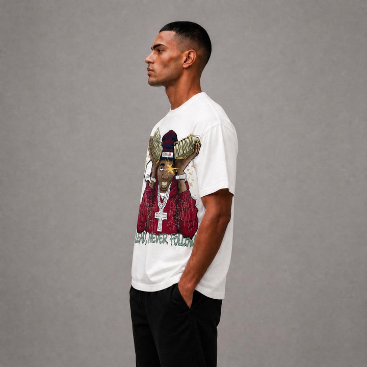 Lead Graphic Tee - White