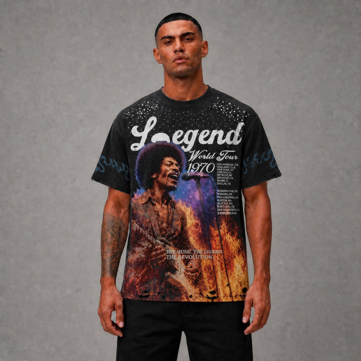 Legend Graphic Tee - Black
