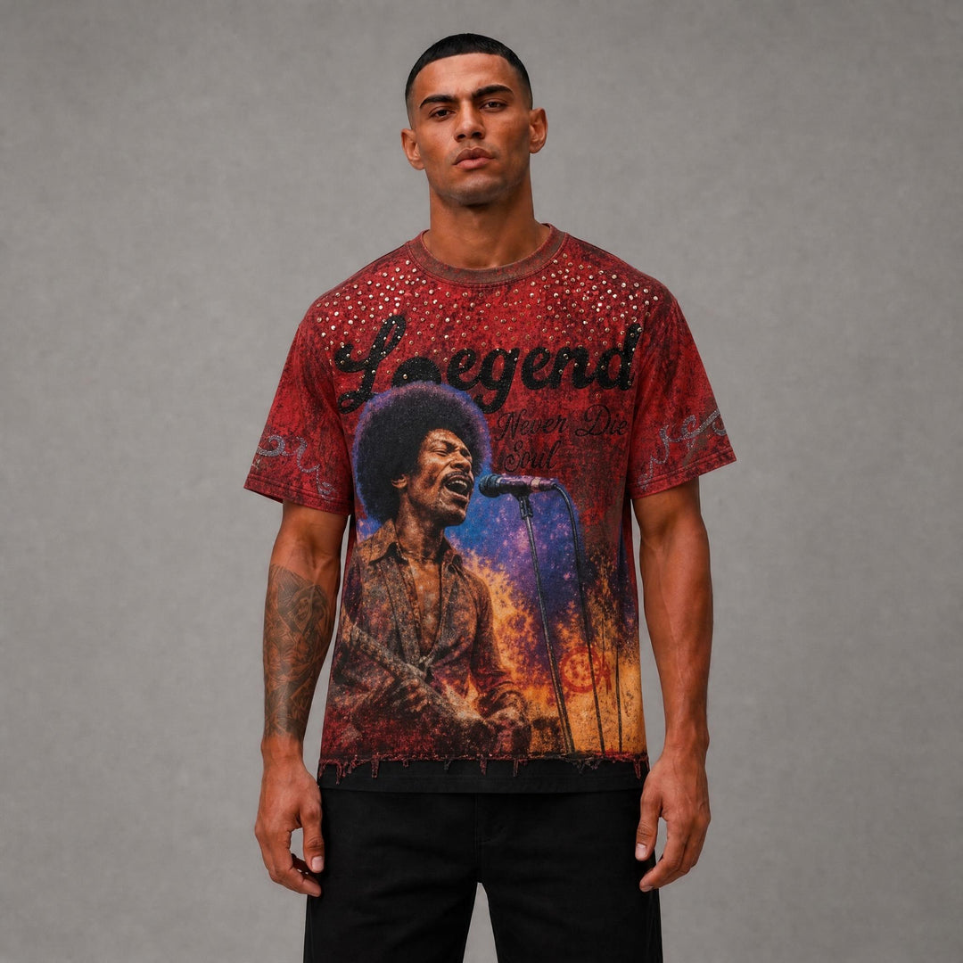 Legend Graphic Tee - Red