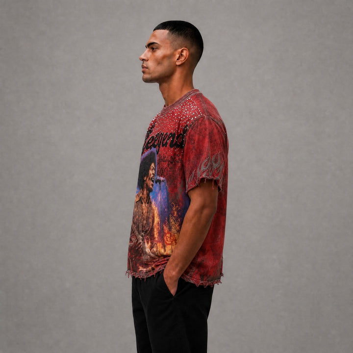 Legend Graphic Tee - Red