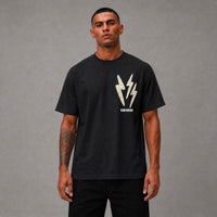 Lightning Graphic Tee - Black