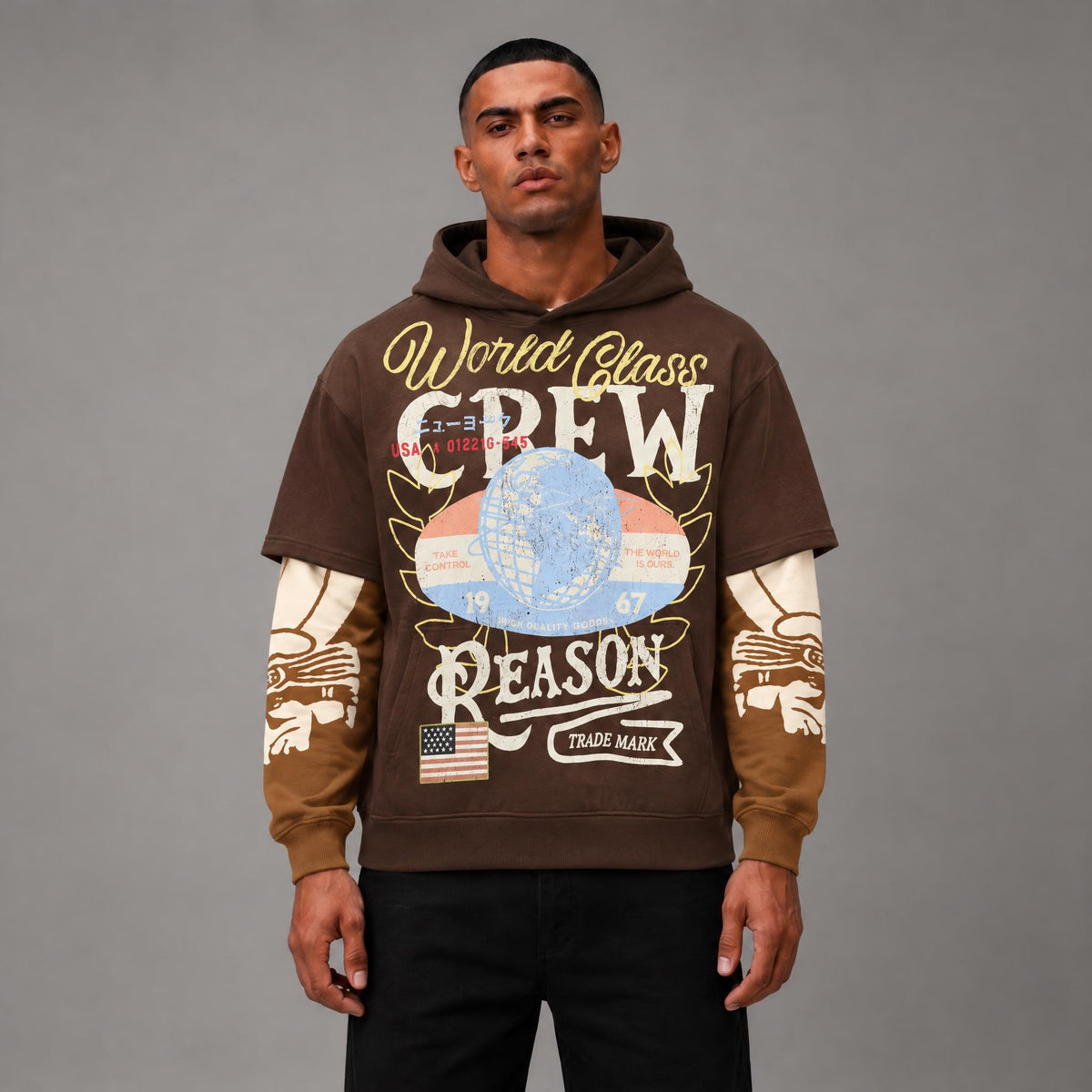 Masters 2Fer Hoodie - Men's Graphic Streetwear Hoodie