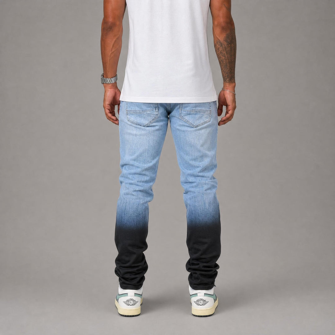 Mike Dye Skinny Jeans - Blue