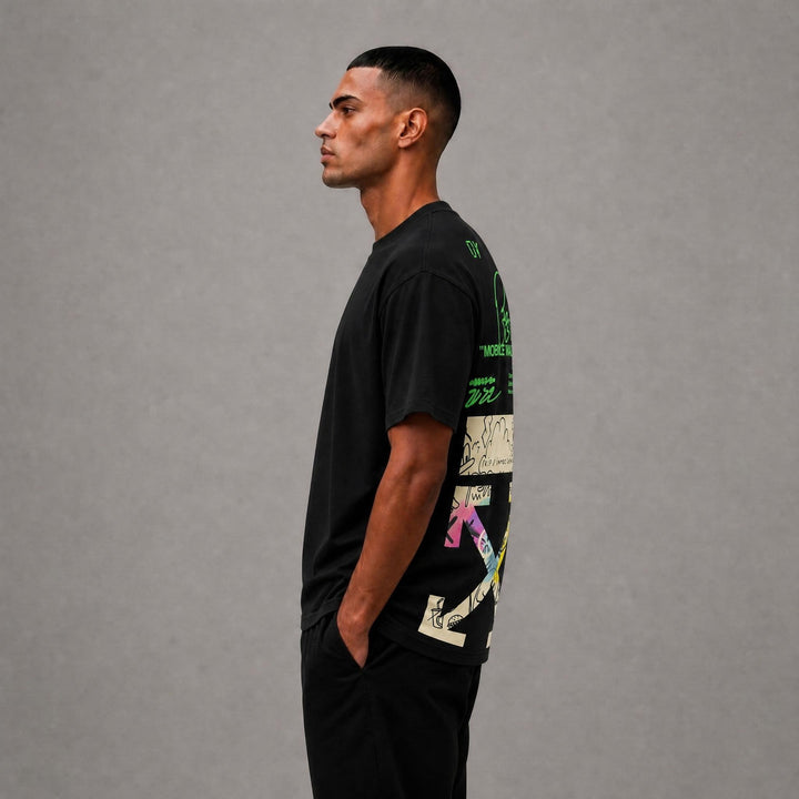 Mobile Wallpaper Tee - Black