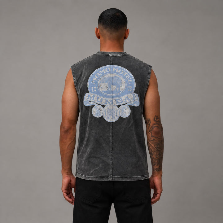 Mumbai Muscle Tee - Black