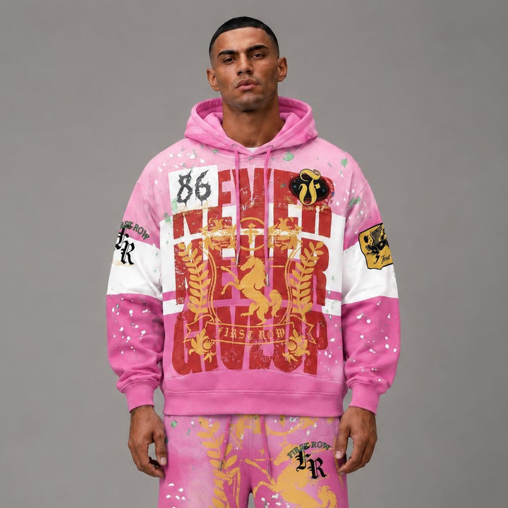 NEVER GIVE UP 86 HOODIE