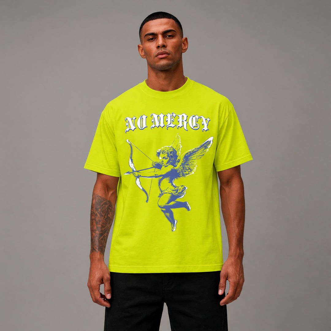No Mercy Graphic Tee - Neon
