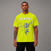 No Mercy Graphic Tee - Neon