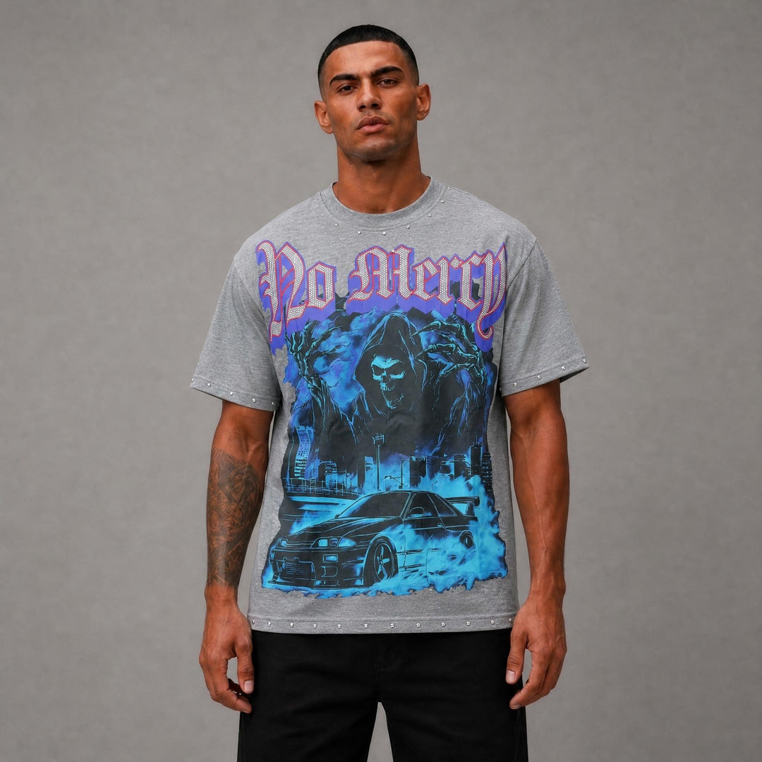 No Mercy T-Shirt - Grey