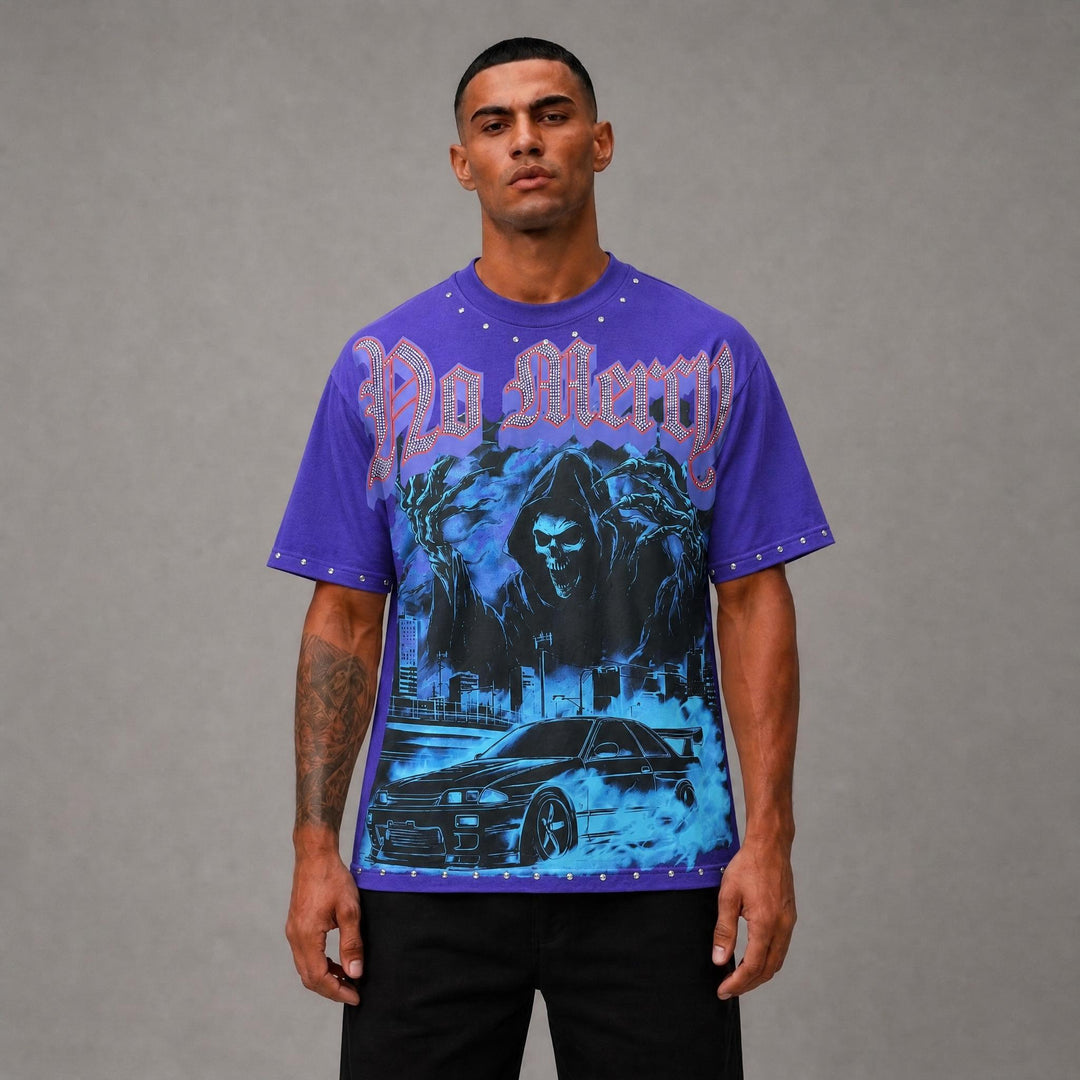 No Mercy T-Shirt - Purple