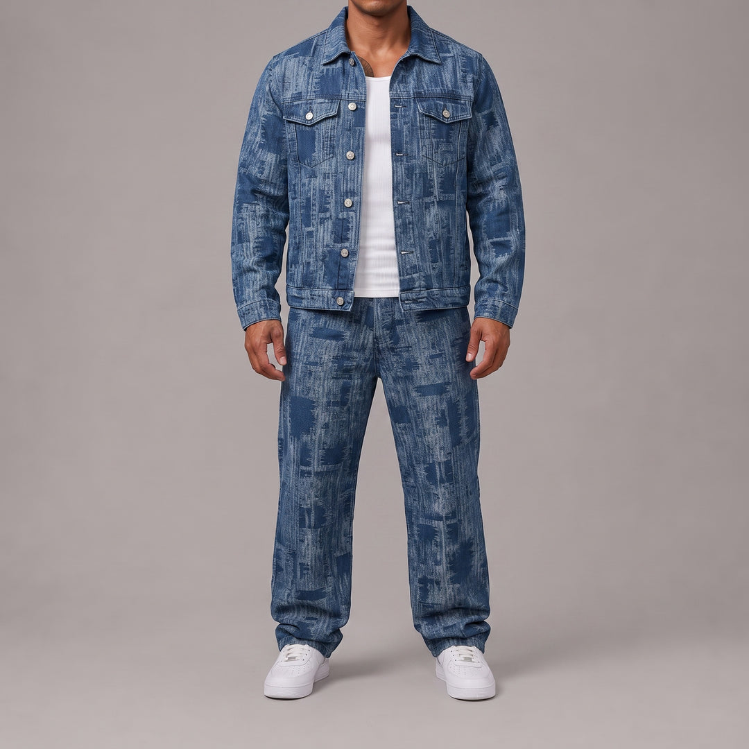 Nobu Baggy Jeans - Blue