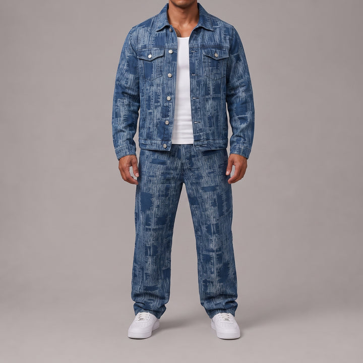 Nobu Baggy Jeans - Blue