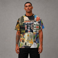 Nostalgic Cropped Fitted Tee - Multi Colorway