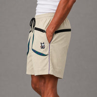 Nylon Short Pants W/ Cargo Pocket -Khaki (SP107)
