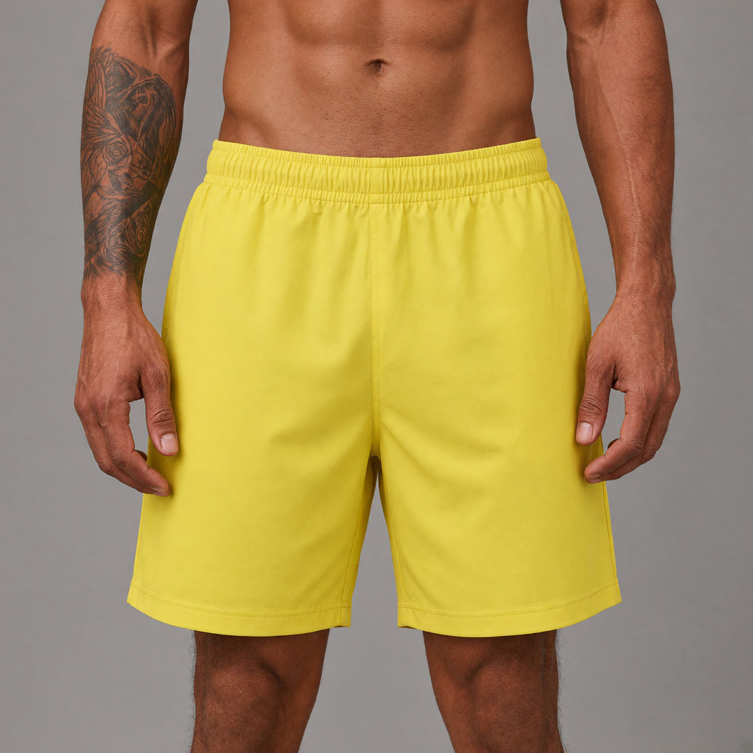 Nylon Shorts (AR1006) -Blazing Yellow