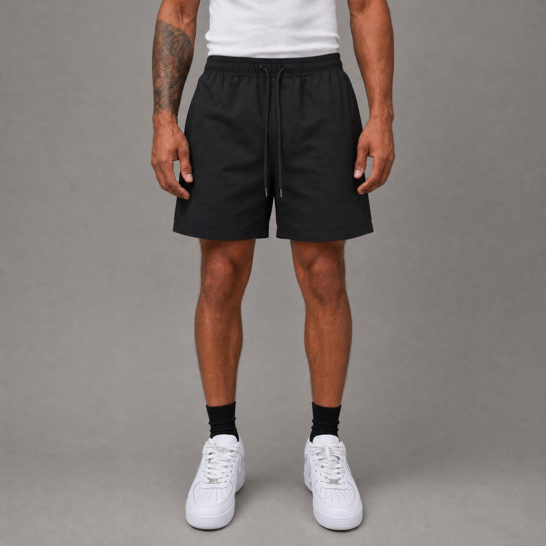 Nylon Shorts (AR1006) - Black