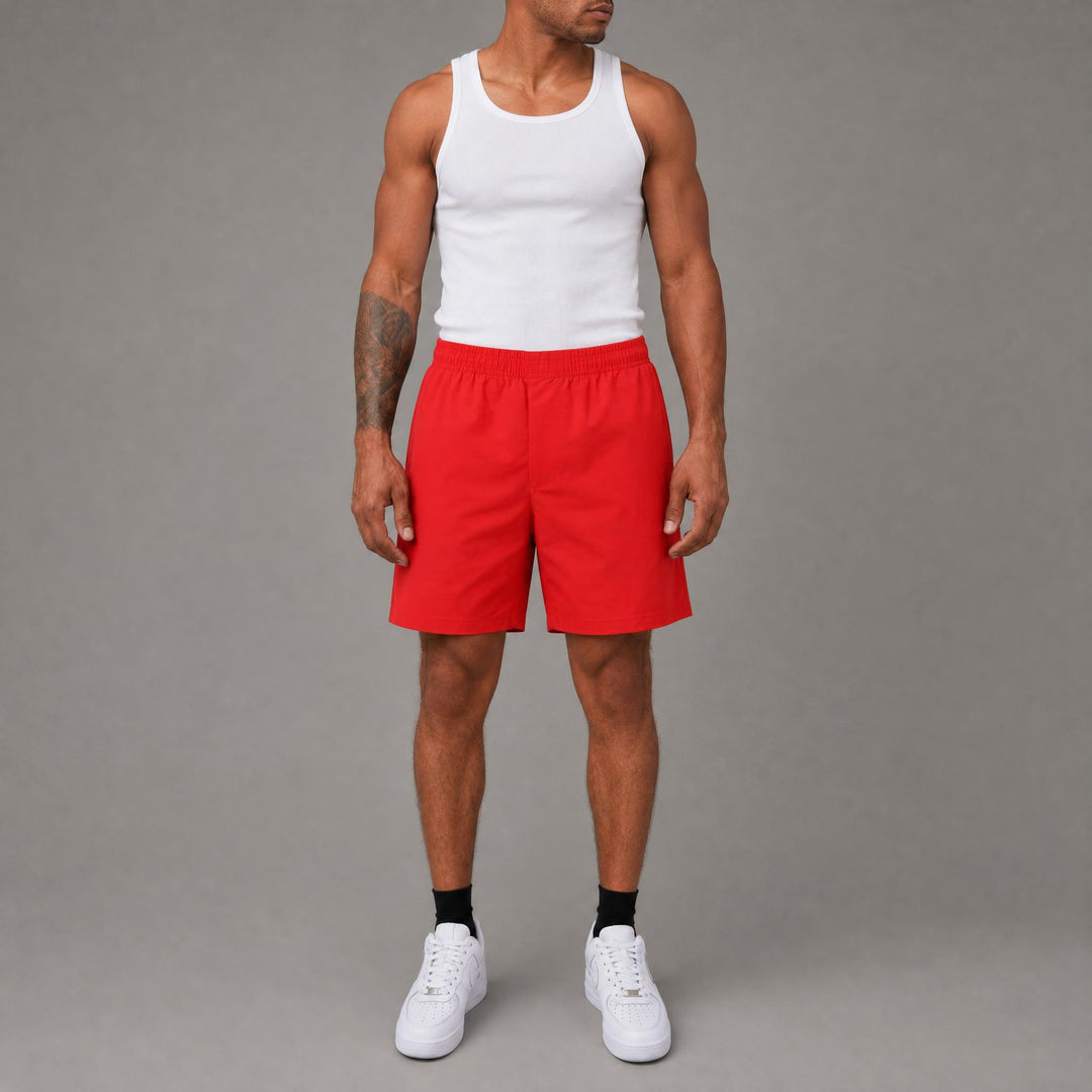 Nylon Shorts (AR1006)- Red