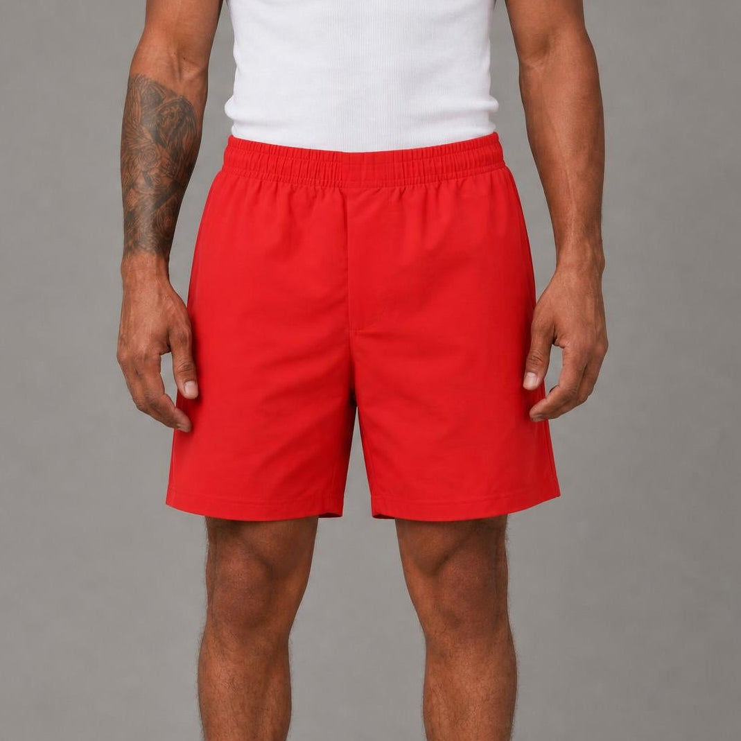 Nylon Shorts (AR1006)- Red