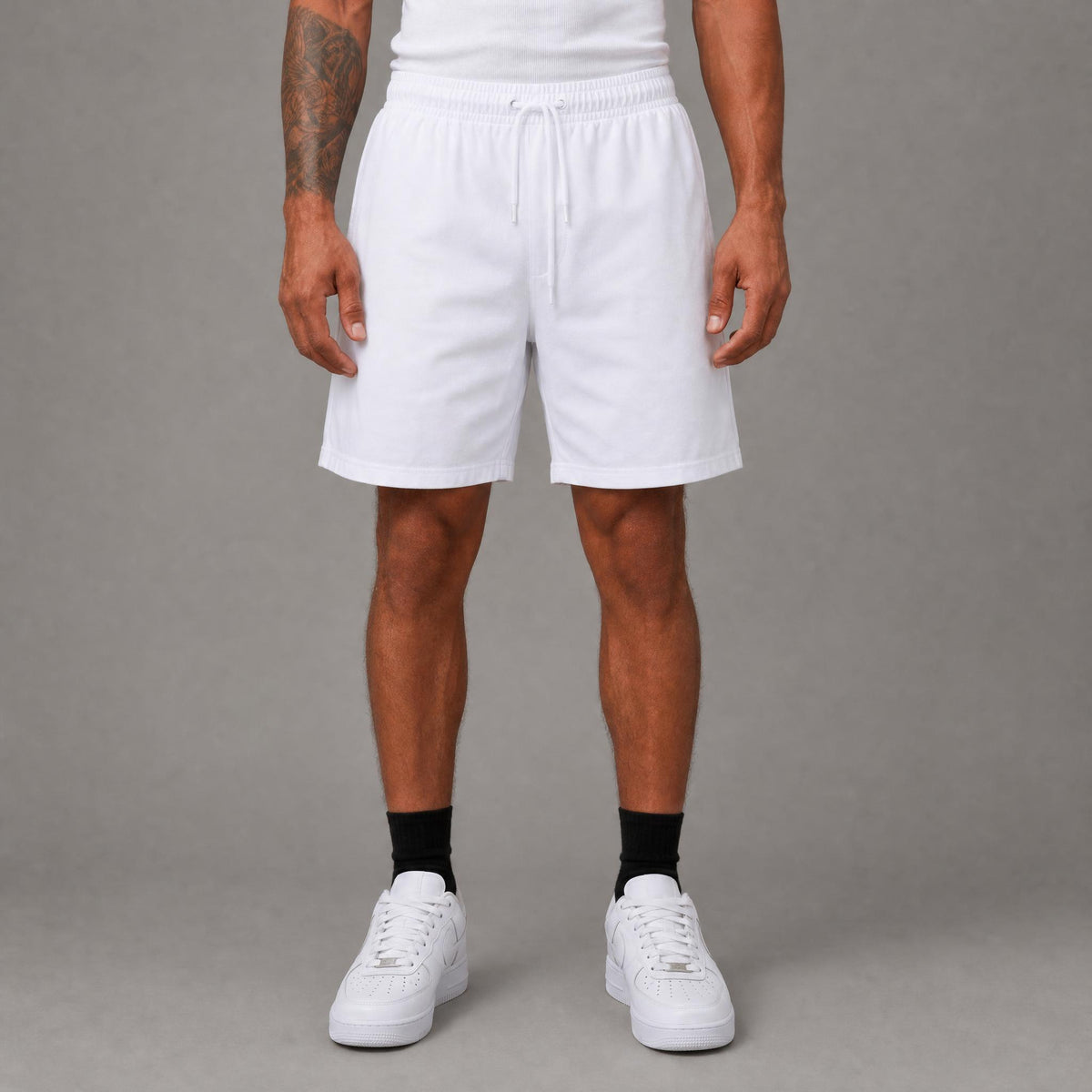 Nylon Shorts (AR1006) - White