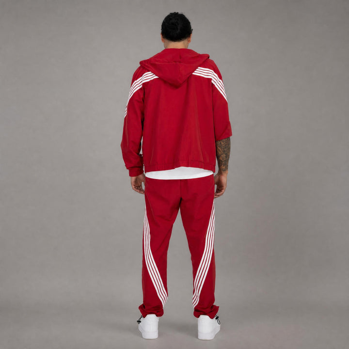 Nylon Windbreaker Jacket - Red