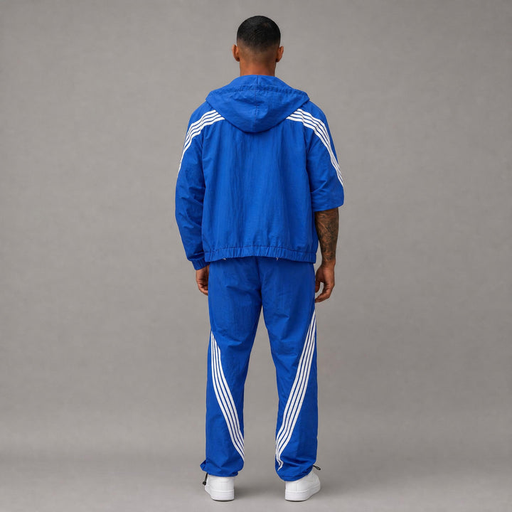 Nylon Windbreaker Jacket - Royal Blue