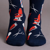 ODD SOX Barbershop Crew Socks