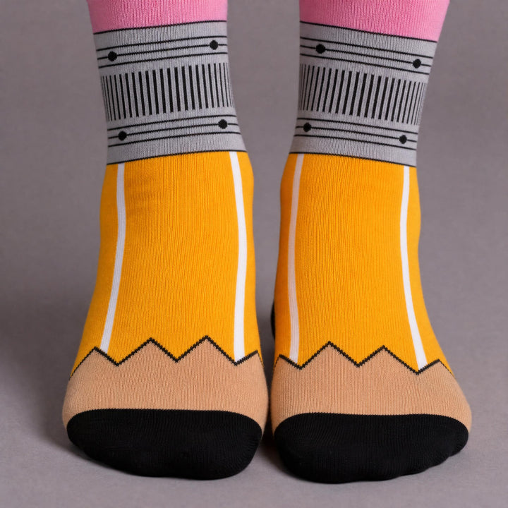 ODD SOX Pencil &amp; Paper Crew Socks
