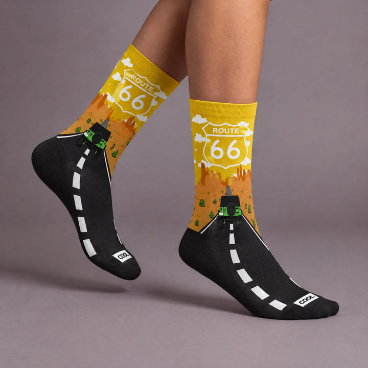 ODD SOX Route 66 Crew Socks