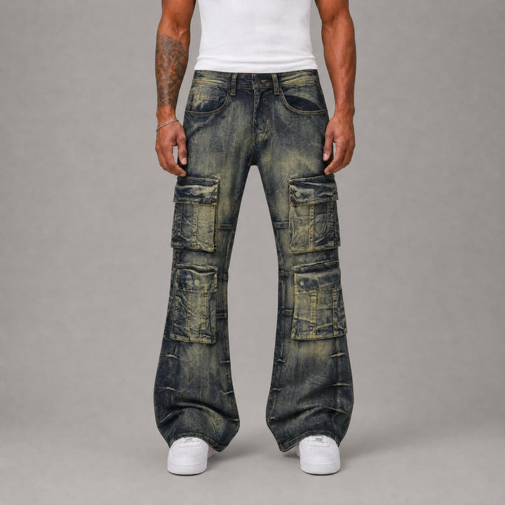 OS Cargo Flare Jeans