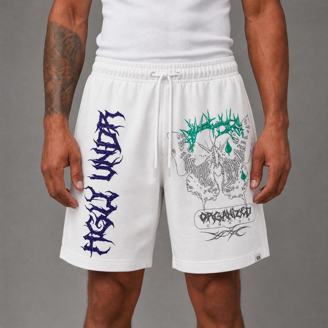 Organized Chaos Short - White