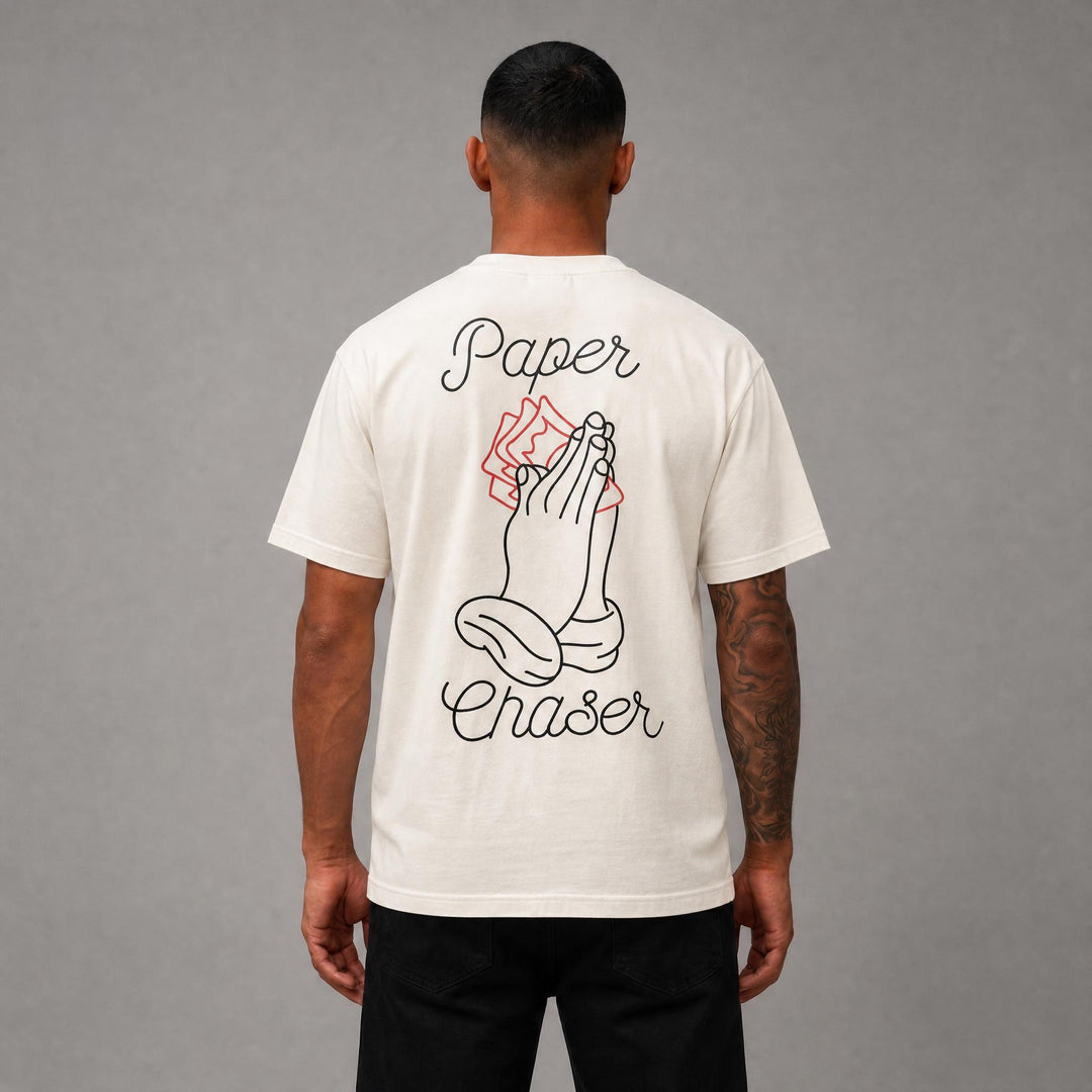 Paper Chaser Graphic Tee - Cream