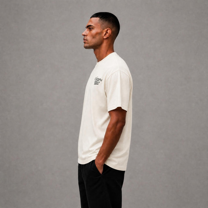 Paper Chaser Graphic Tee - Cream