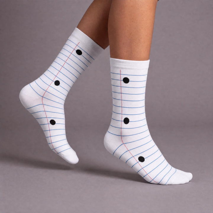 ODD SOX Pencil &amp; Paper Crew Socks