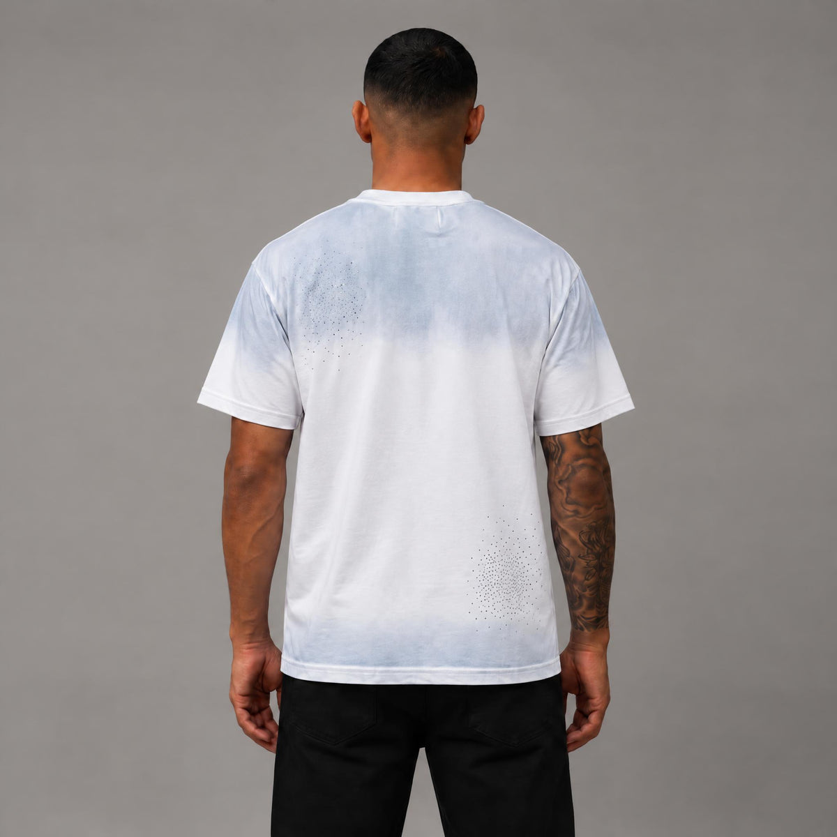 Paradise Hustle French Terry Tee - Men's Graphic Streetwear T-Shirt