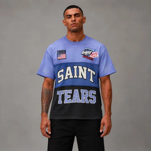 Saint Tears 1989 French Terry Tee - Men's Graphic Streetwear T-Shirt