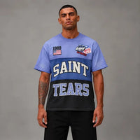 Saint Tears 1989 French Terry Tee - Men's Graphic Streetwear T-Shirt