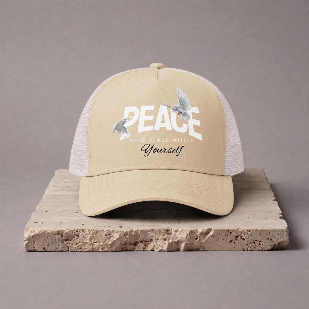 Peace Dove Snapback - Oatmeal