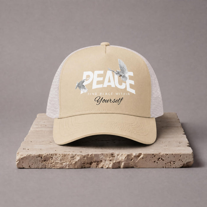 Peace Dove Snapback - Oatmeal