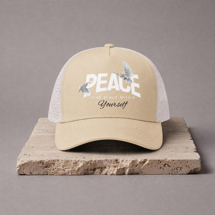 Peace Dove Snapback - Oatmeal