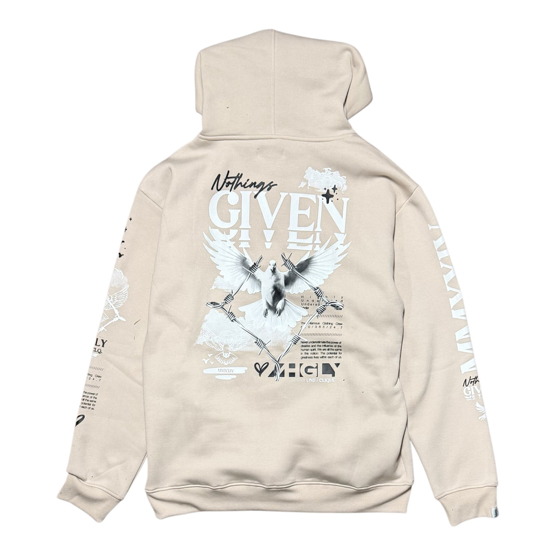 Highly Given Hoodie - Beige